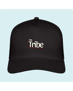 Generic Customized 5-Panel Cap-Black